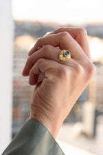 Charger l'image dans la galerie, Bague Pharaon Péridot
