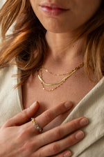 Charger l&#39;image dans la galerie, Collier chaîne or plat
