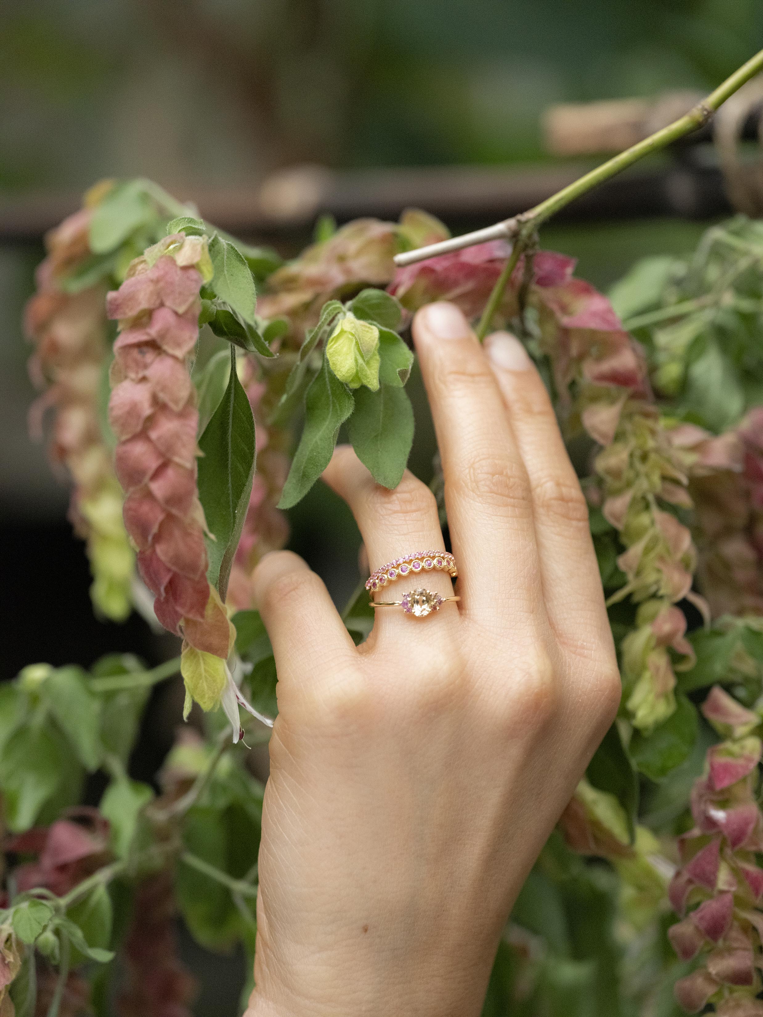 Bague Pivoine