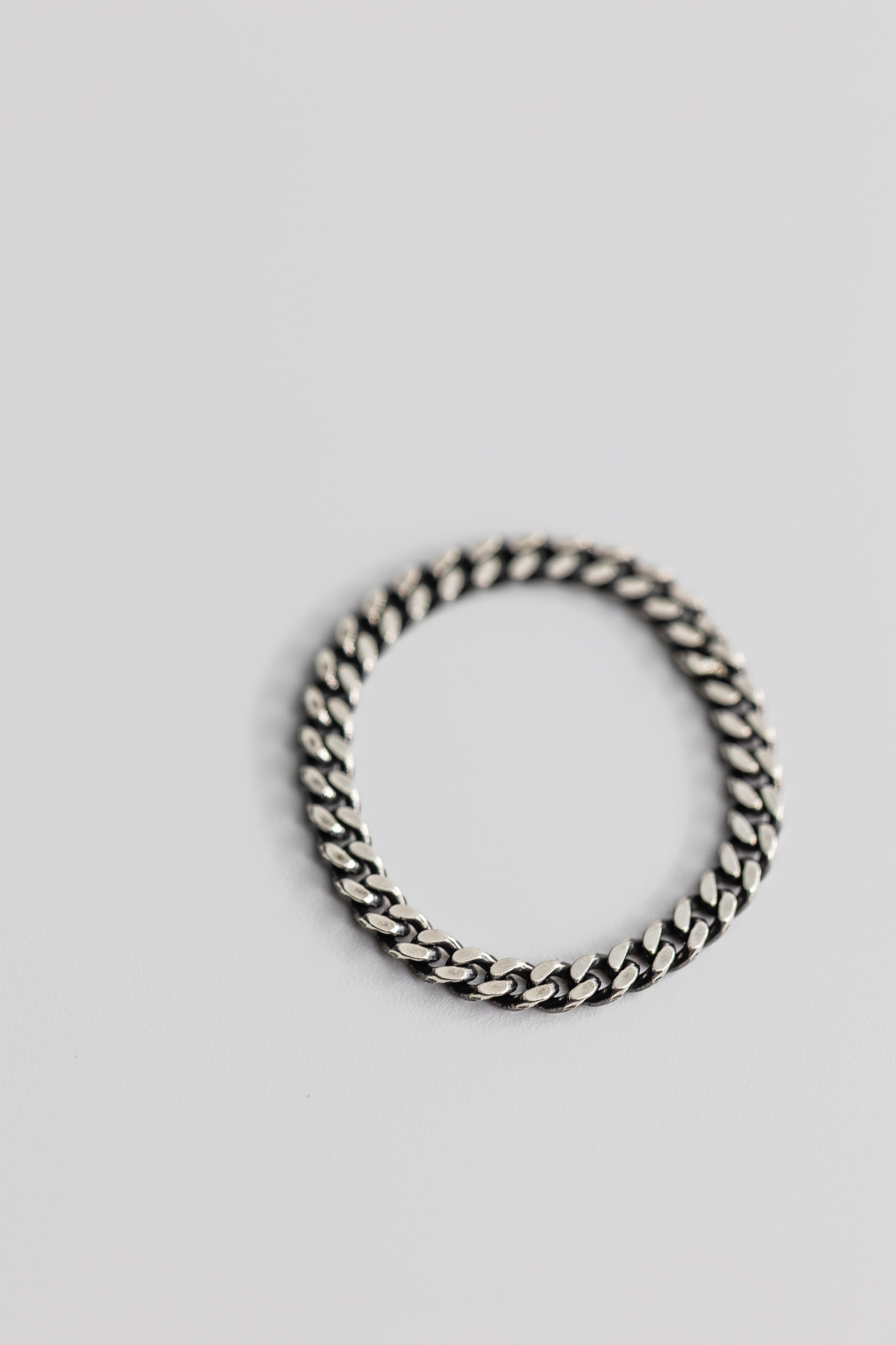 Bague Chaîne en argent