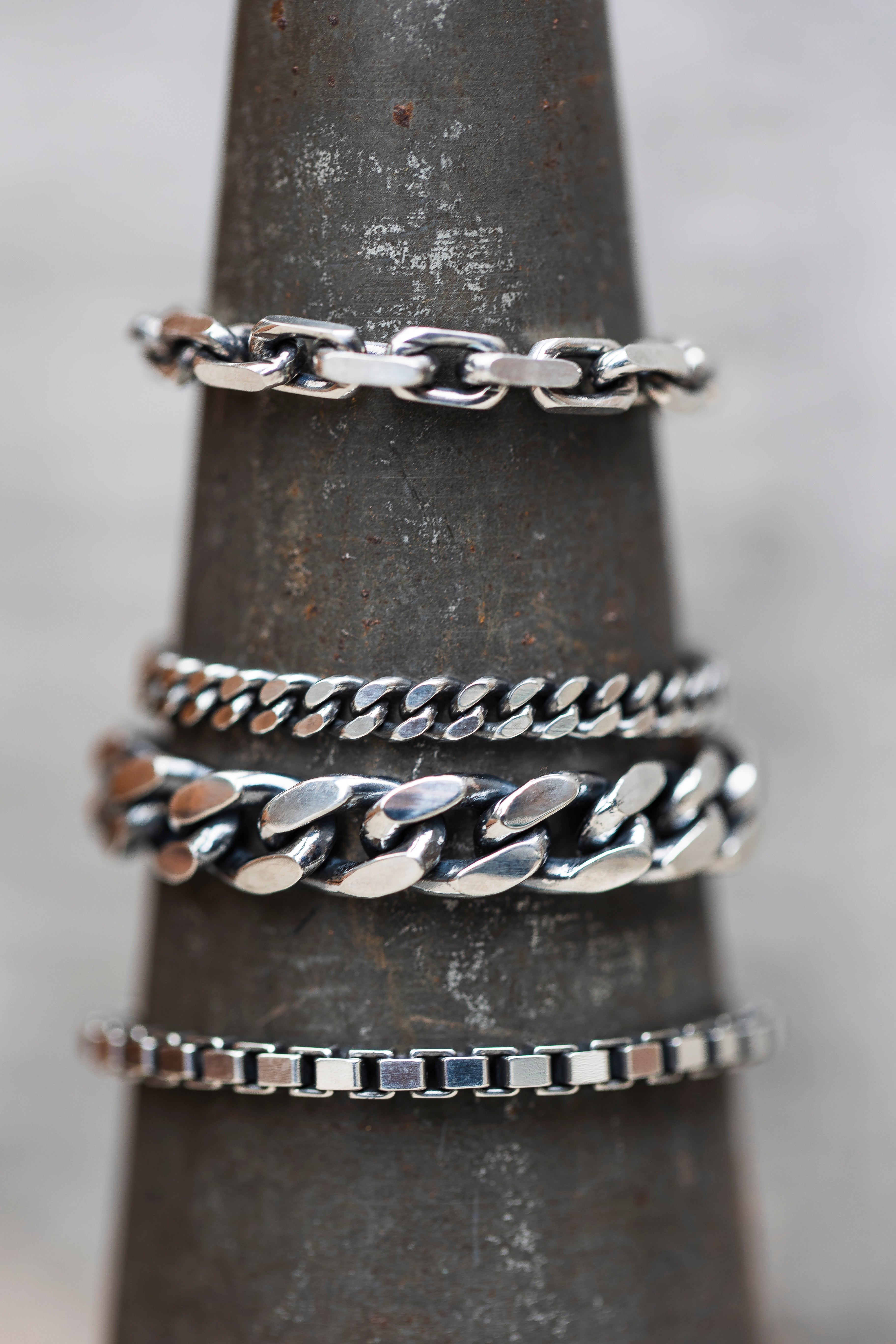 Bague Chaîne en argent