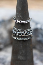 Charger l&#39;image dans la galerie, Bague Chaîne en argent

