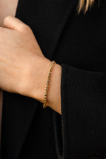 Charger l'image dans la galerie, Bracelet Chenille diamants bruns
